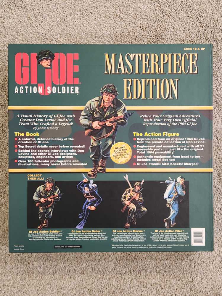 Action Soldier - Hasbro (G.I. Joe: Classic Collection: 12” Figures) action figure collectible [Barcode 765145015516] - Main Image 2