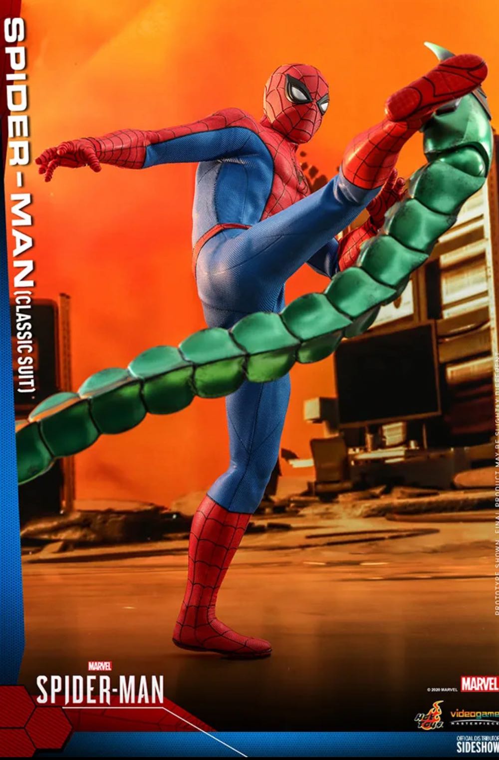 Hot Toys Spider-Man (Classic Suit) - Hot Toys / Sideshow (Video Game Masterpiece Series) action figure collectible - Main Image 2