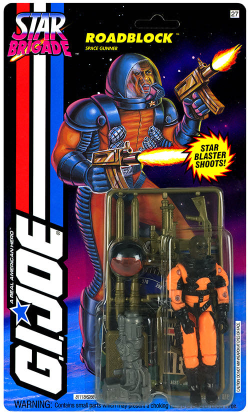 Roadblock [v7 - Star Brigade] - Hasbro (G.I. Joe - A Real American Hero) action figure collectible [Barcode 038976811184] - Main Image 3
