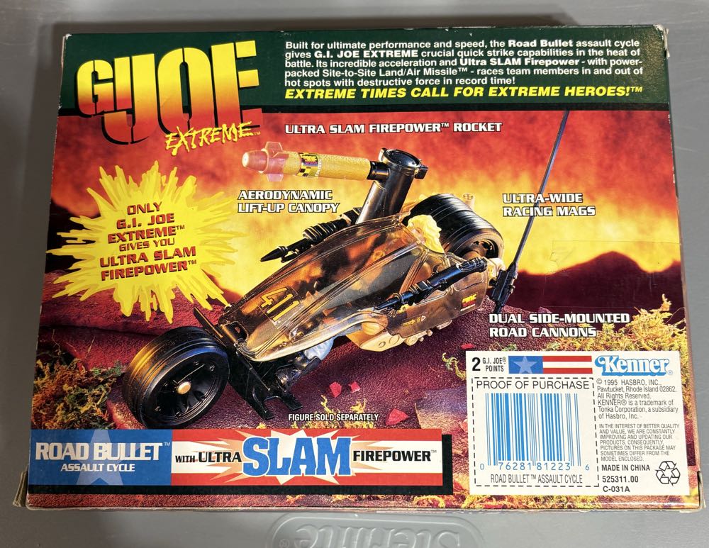 Road Bullet Assault Cycle - Hasbro - G.I. Joe (GI Joe Extreme) action figure collectible [Barcode 076281812236] - Main Image 3
