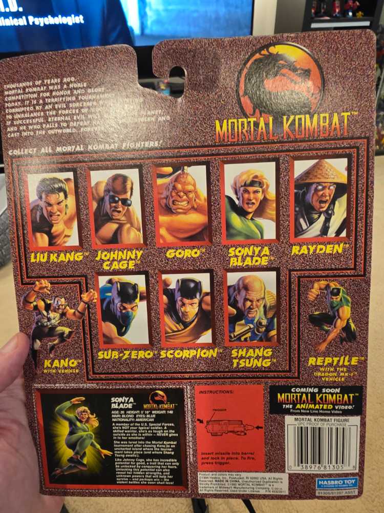 Sonya Blade, Special Movie Edition   action figure collectible [Barcode 038976813058] - Main Image 2