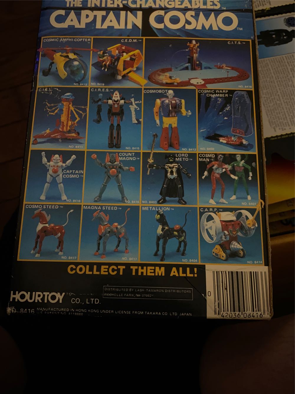 Captain Cosmo - Hourtoy action figure collectible [Barcode 042036084166] - Main Image 2