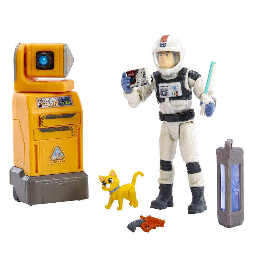 Lightyear 5” Crystal Grade: LAUNCH READY 3 Figure Set (Walmart Exclusive) - Mattel (Disney•Pixar) action figure collectible [Barcode 194735090822] - Main Image 3