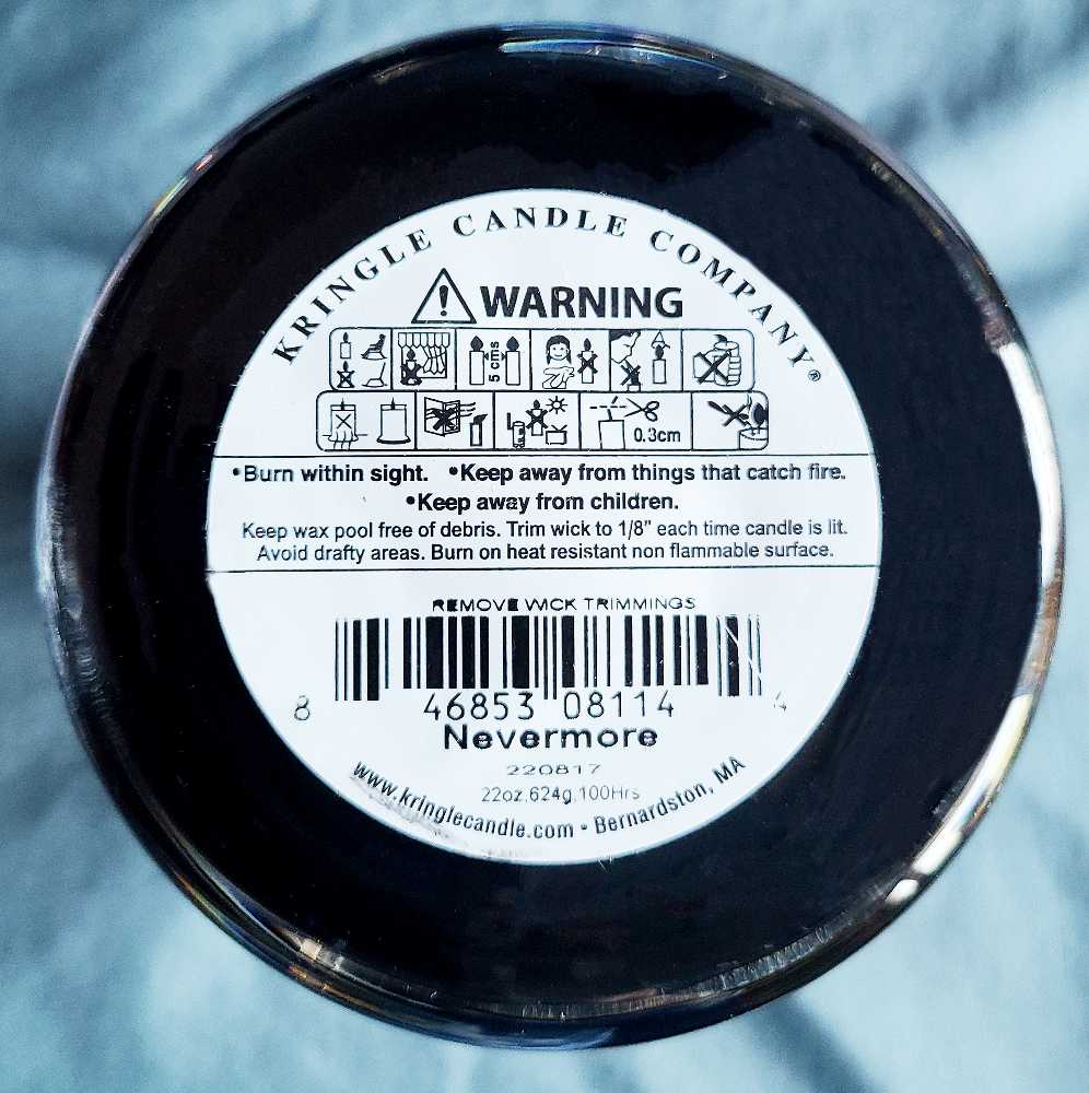 CANDLE: Halloween Kringle Nevermore 2022 - Kringle Candle (Halloween Candles) action figure collectible [Barcode 846853081144] - Main Image 2