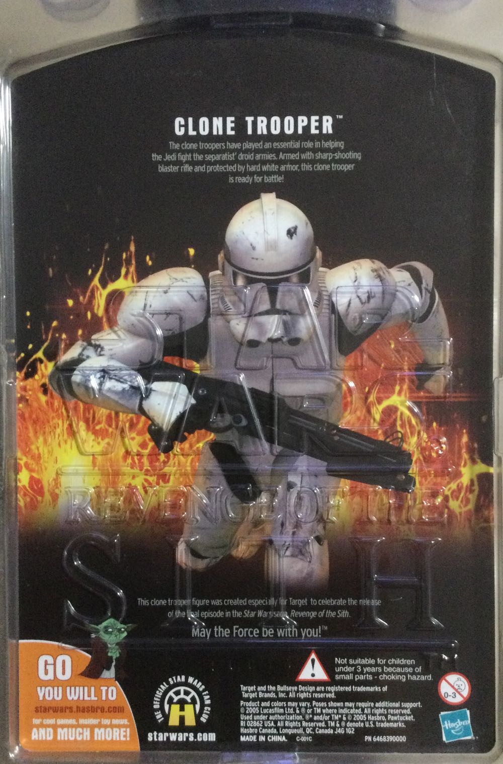 Revenge Of The Sith (Exclusive) - Clone Trooper - Hasbro (Revenge Of The Sith) action figure collectible - Main Image 2