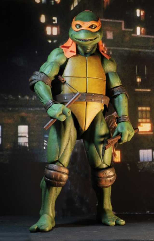TMNT (1990 Movie 1:4 Scale): Michaelangelo - Neca action figure collectible - Main Image 2