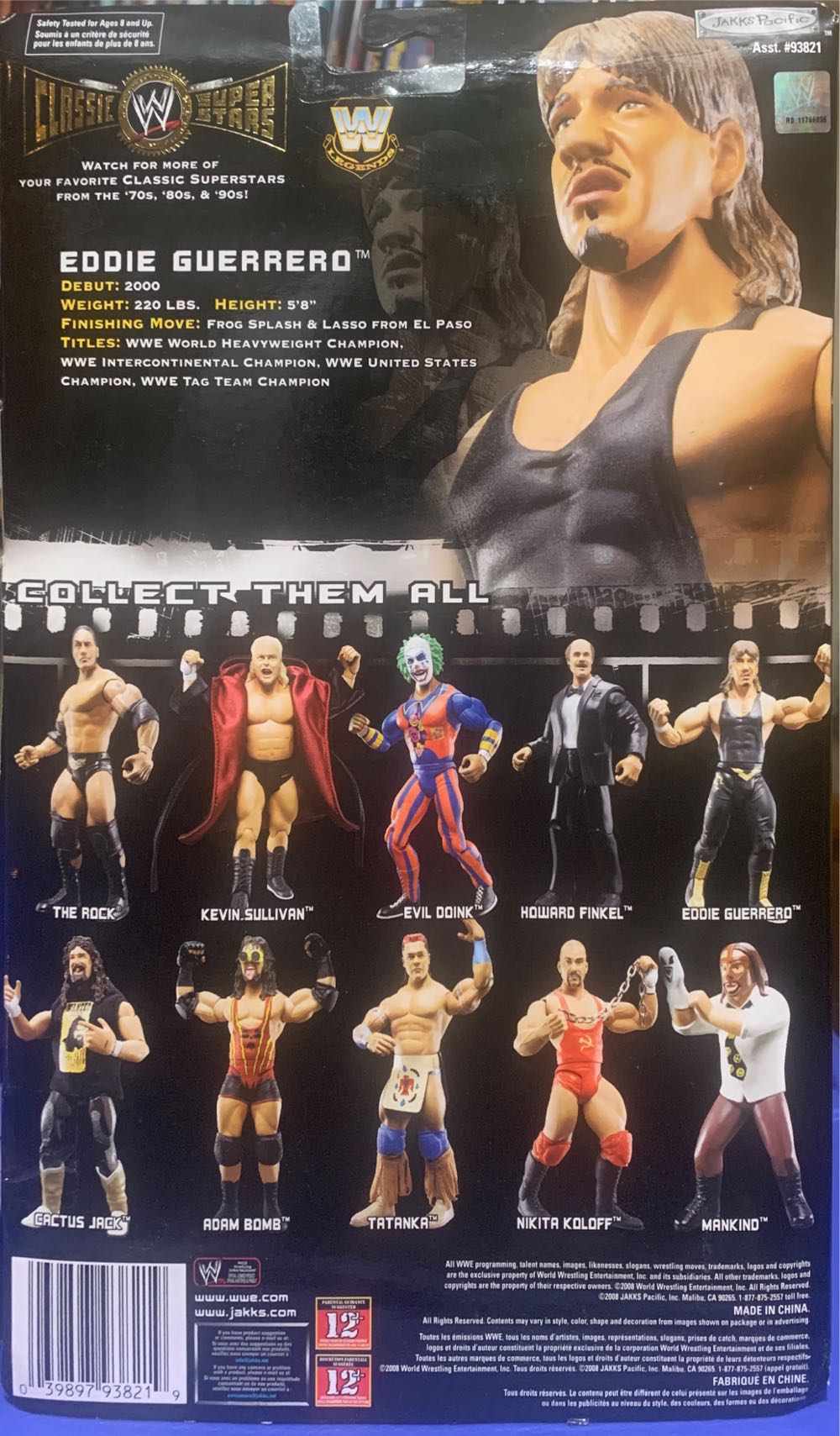 Classic Superstars - Jakks Pacific / WWE action figure collectible [Barcode 039897938219] - Main Image 2