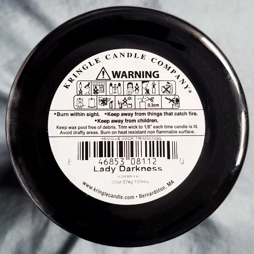 CANDLE: Halloween Kringle Lady Darkness 2022 - Kringle Candle (Halloween Candles) action figure collectible [Barcode 846853081120] - Main Image 2