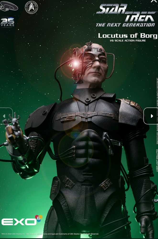 EXO-6 - Star Trek - LOCUTUS OF BORG - The Next Generation  - EXO-6 (Locutus of Borg) action figure collectible - Main Image 3