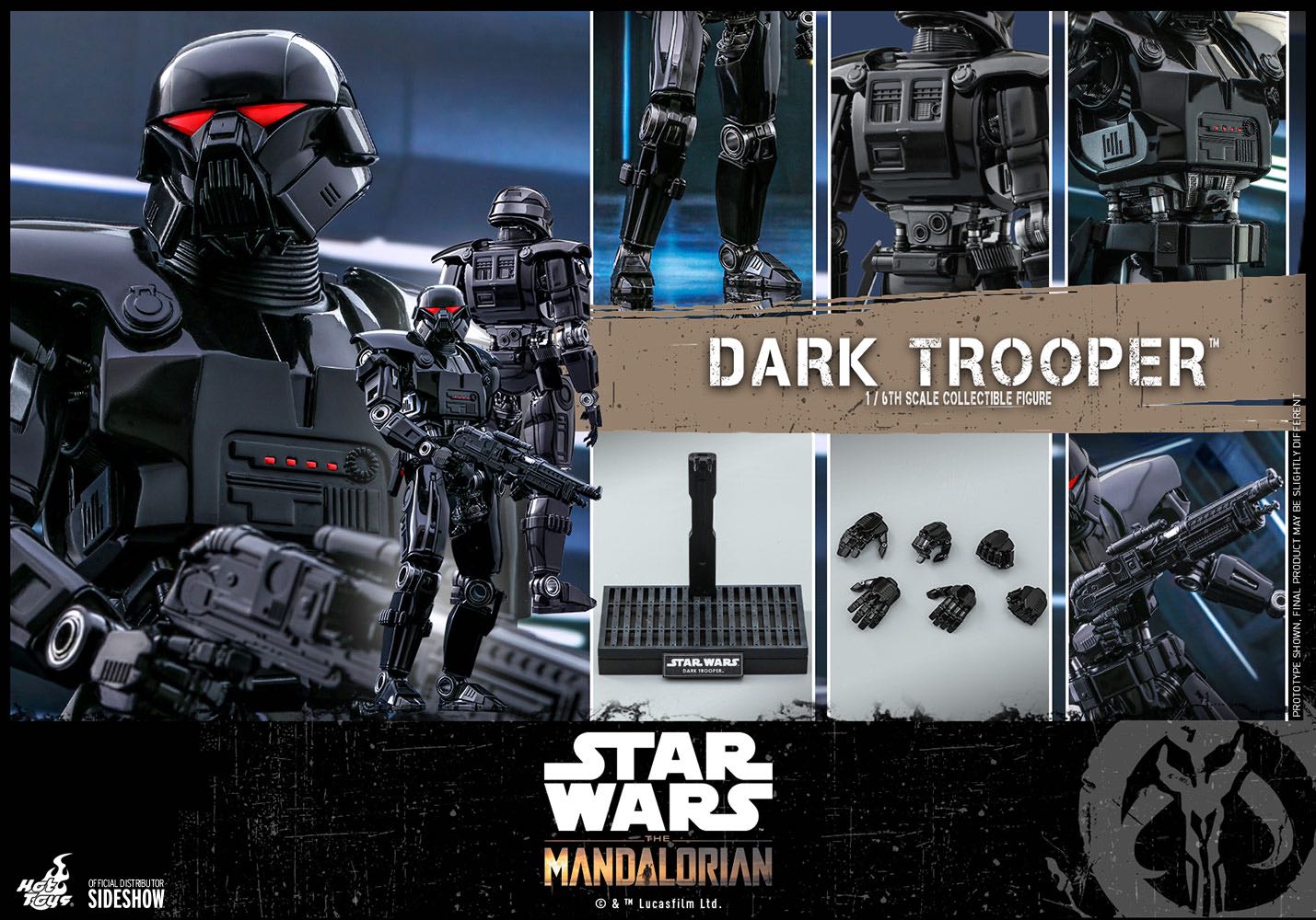 Dark Trooper ™ - Hot Toys (Star Wars) action figure collectible [Barcode 4895228607355] - Main Image 9