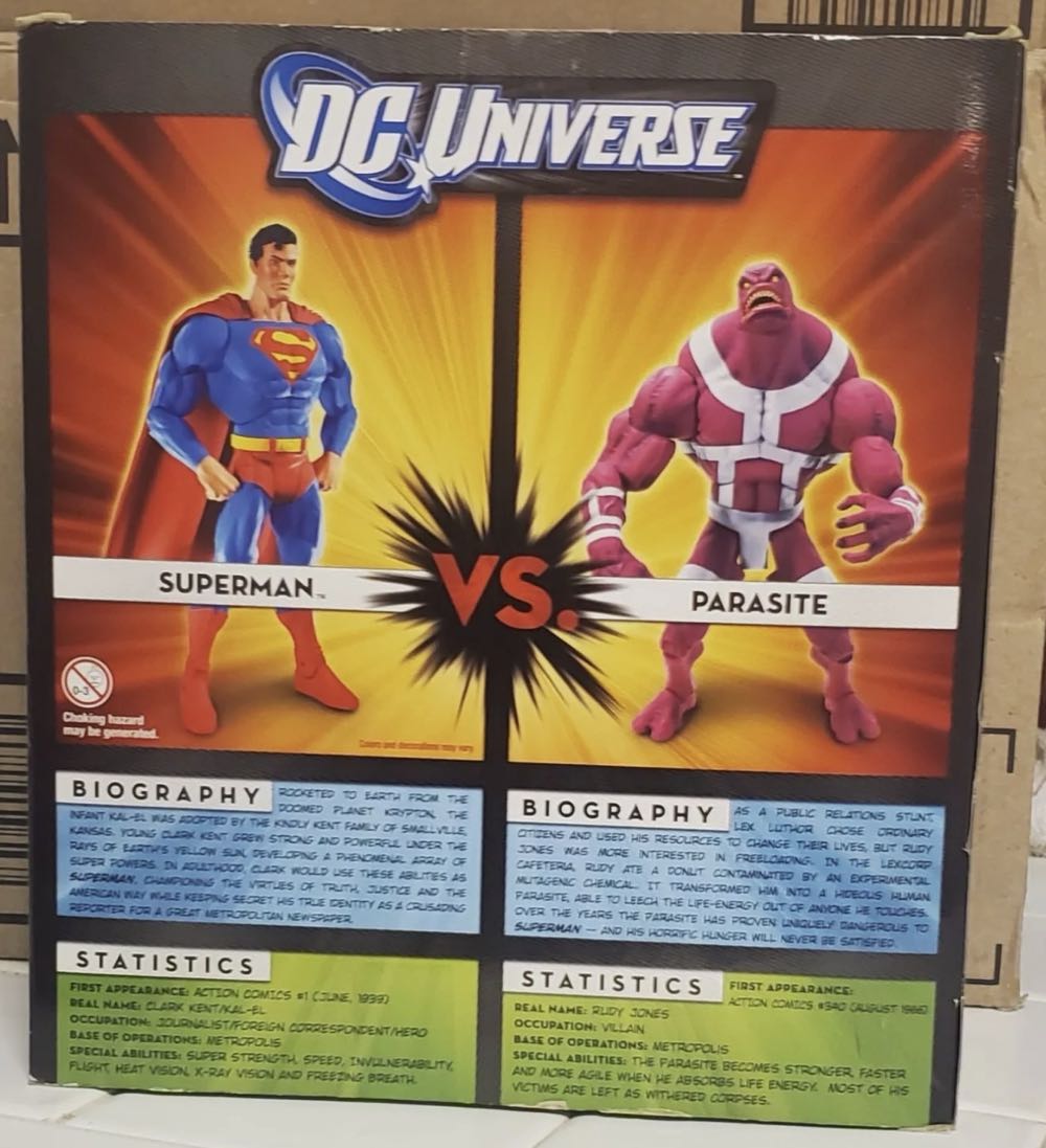 Dc Universe Classics Superman Vs. Parasite Power - Mattel (DC Universe Classics) action figure collectible [Barcode 027084972917] - Main Image 2