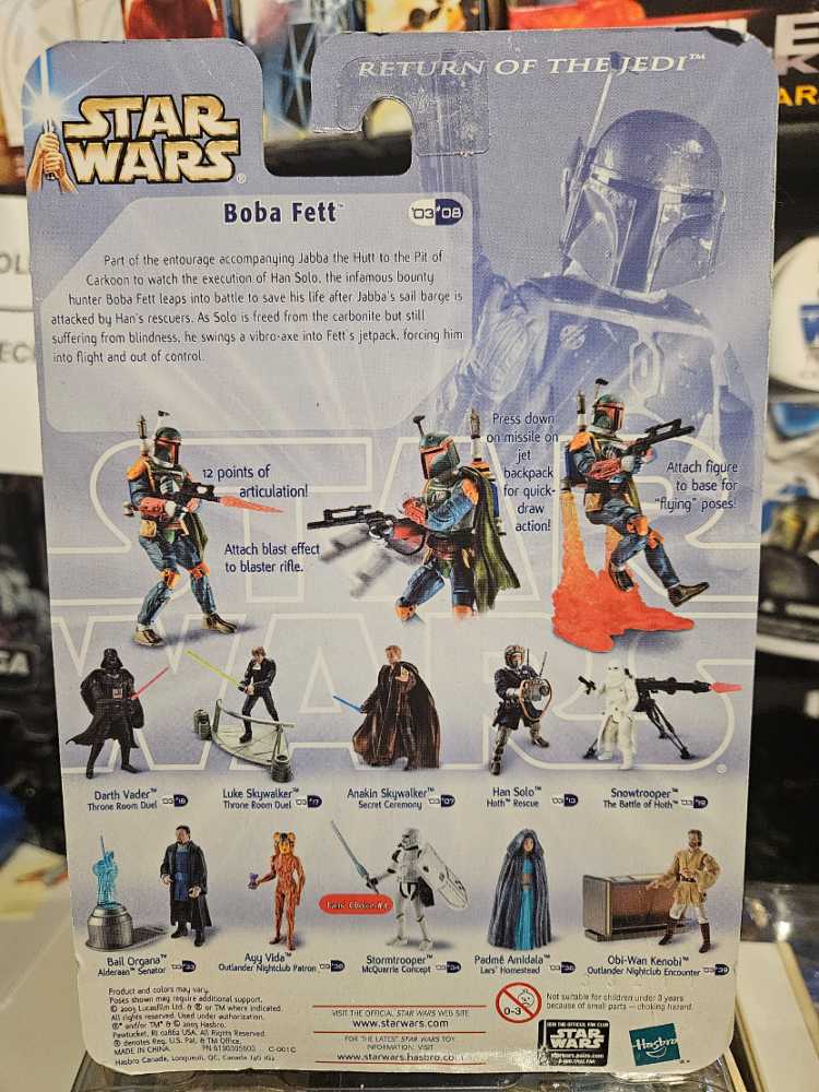 Boba Fett - Hasbro (Star Wars) action figure collectible [Barcode 076930850138] - Main Image 2