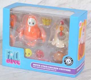 Fall Guys: Movie Star And Chicken Costume Action Figure Pack 01 - Kotobukiya (Fall Guy) action figure collectible [Barcode 046080000004] - Main Image 4