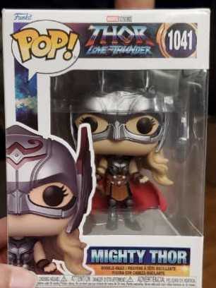 Funko Pop Mighty Thor Marvel Thor: Love And Thunder Mighty Thor  action figure collectible [Barcode 127000005443] - Main Image 2