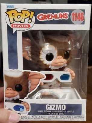 Gremlins 1146 Gizmo With 3d Glasses  (PoP! - MISC.) action figure collectible [Barcode 889698498883] - Main Image 2