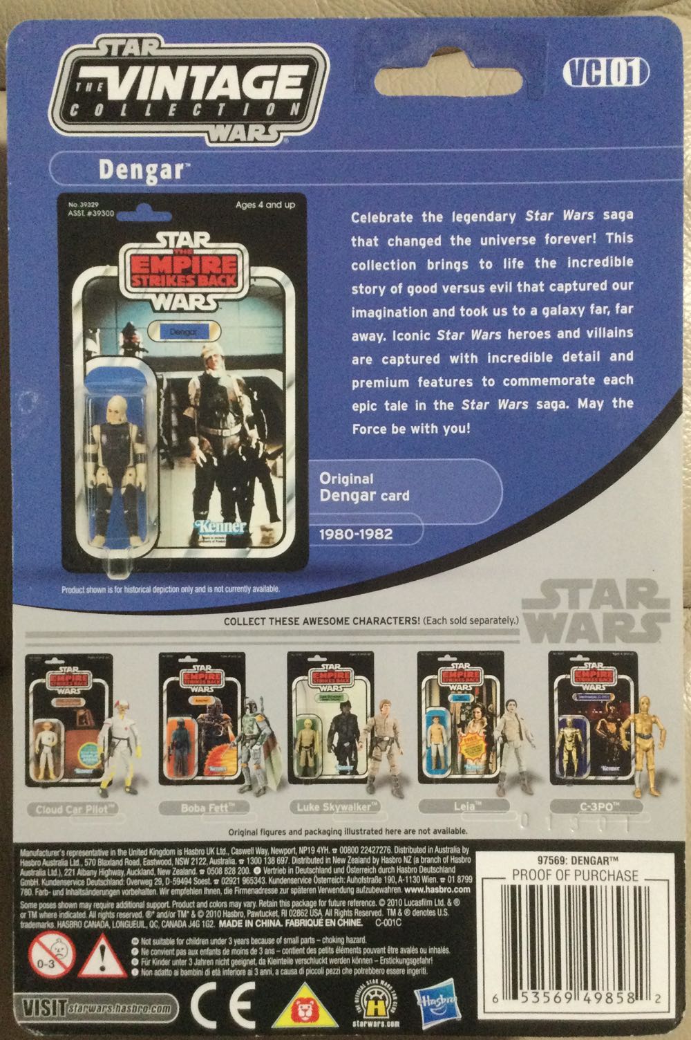 Dengar - Hasbro (Empire Strikes Back) action figure collectible - Main Image 2