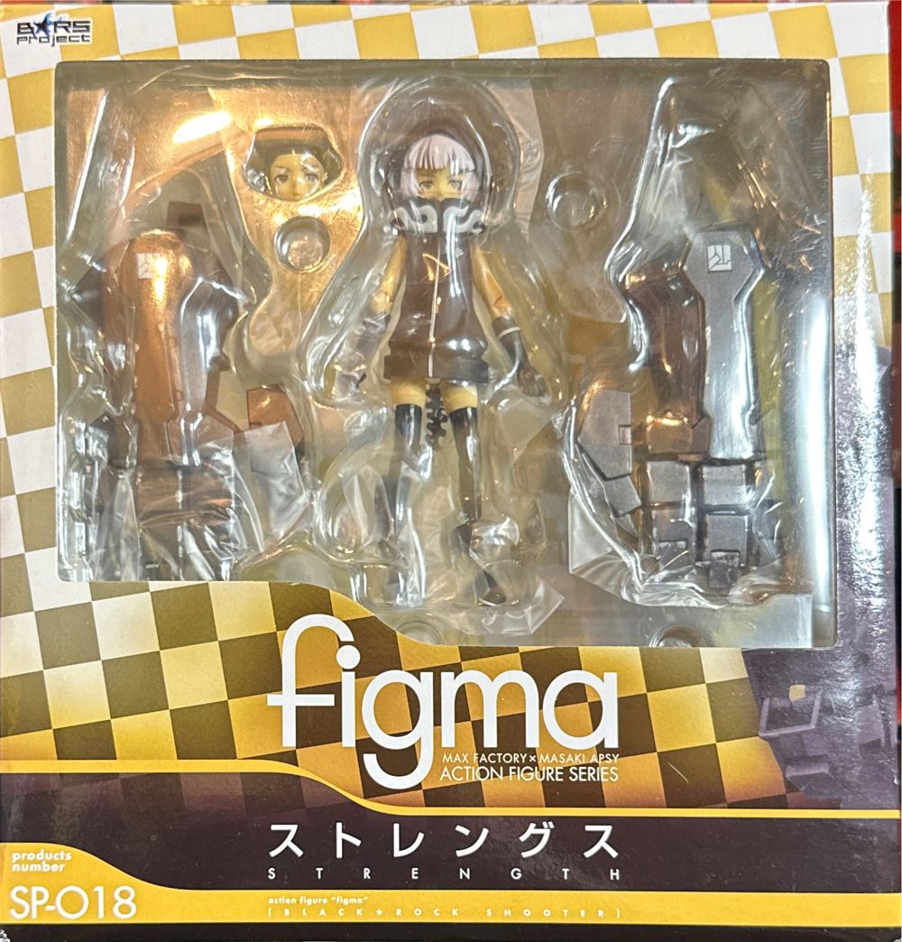 Max Factory Black Rock Shooter: Strength Figma Action Figure  action figure collectible [Barcode 4545784061862] - Main Image 1