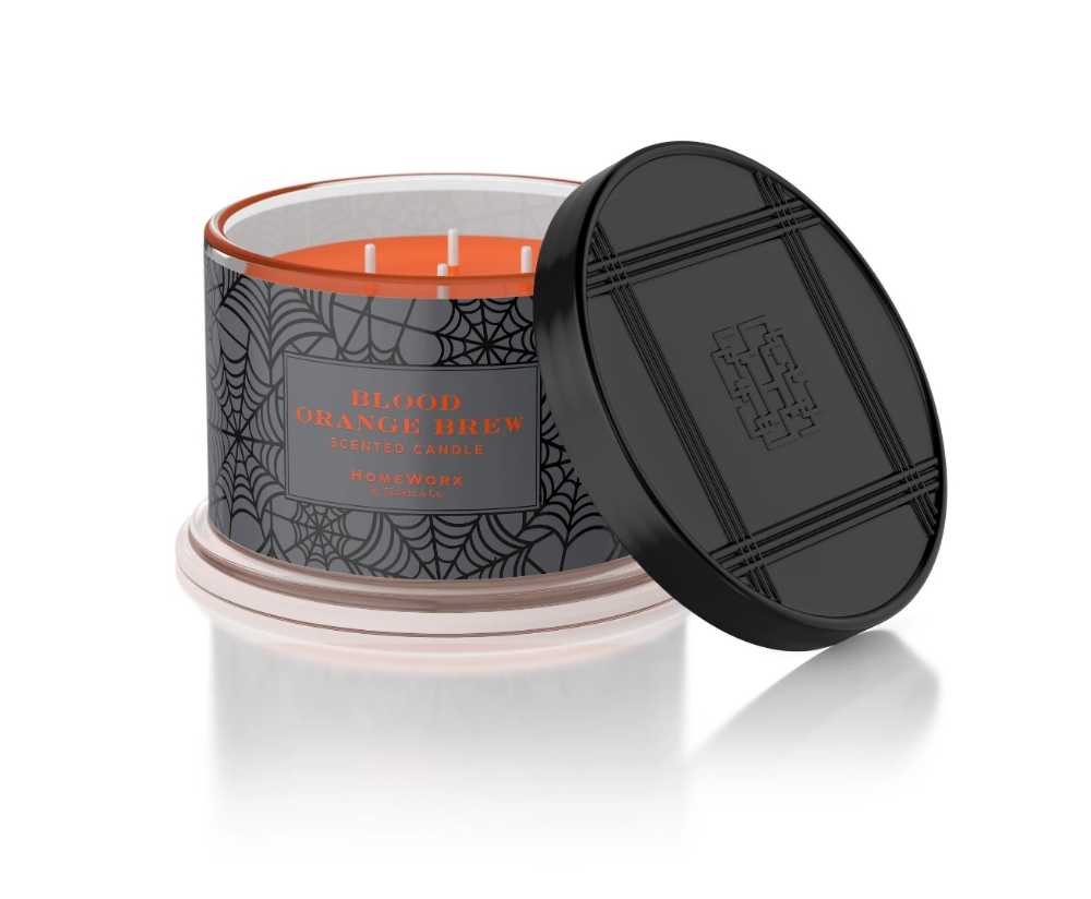 CANDLE: Halloween HomeWorx Blood Orange Brew 2022 - Homeworx (Halloween Candles) action figure collectible [Barcode 810071775680] - Main Image 4