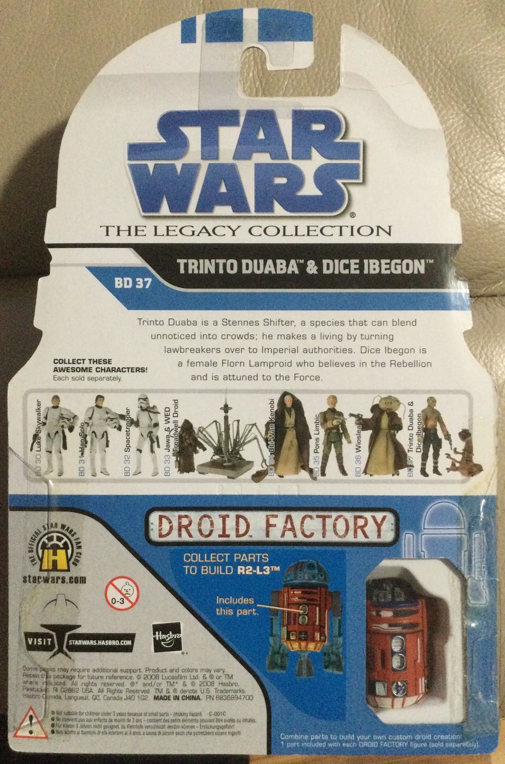 Legacy Collection ‘08 - #37 - Trinto Duana - Hasbro (A New Hope) action figure collectible - Main Image 2