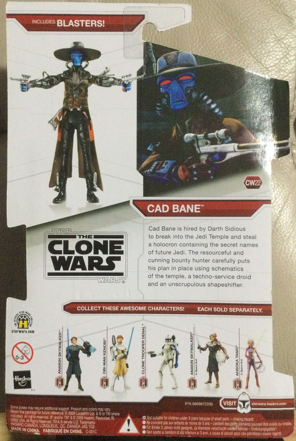 Clone Wars Collection ‘09 - #22 - Cad Bane - Hasbro (The Clone Wars) action figure collectible - Main Image 2