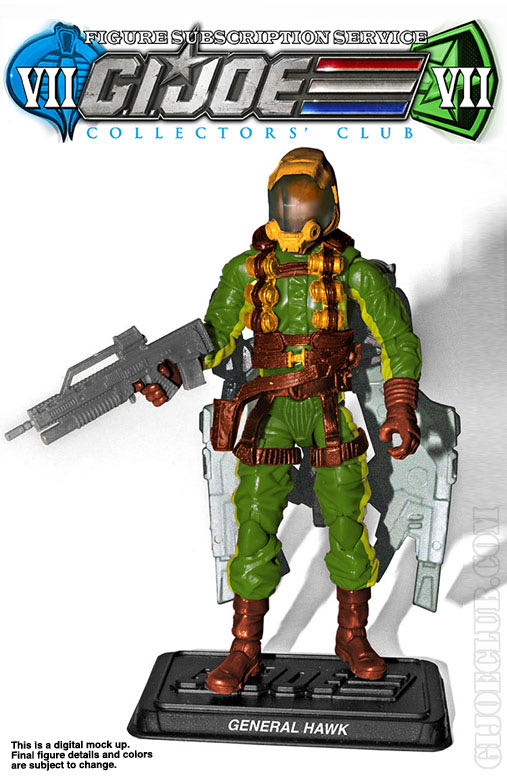 Hawk - Hasbro GI Joe (GI Joe Collector’s Club) action figure collectible - Main Image 4