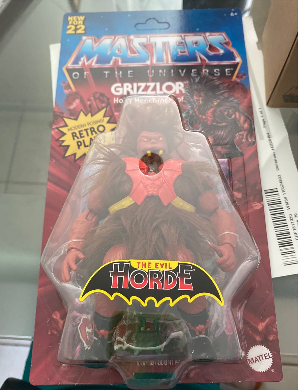 Grizzlor - Mattel (Masters Of The Universe) action figure collectible [Barcode 194735035137] - Main Image 1