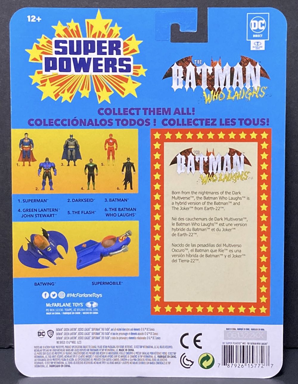 Joker - McFarlane Toys (Super Powers) (DC Super Powers) action figure collectible [Barcode 787926157727] - Main Image 2