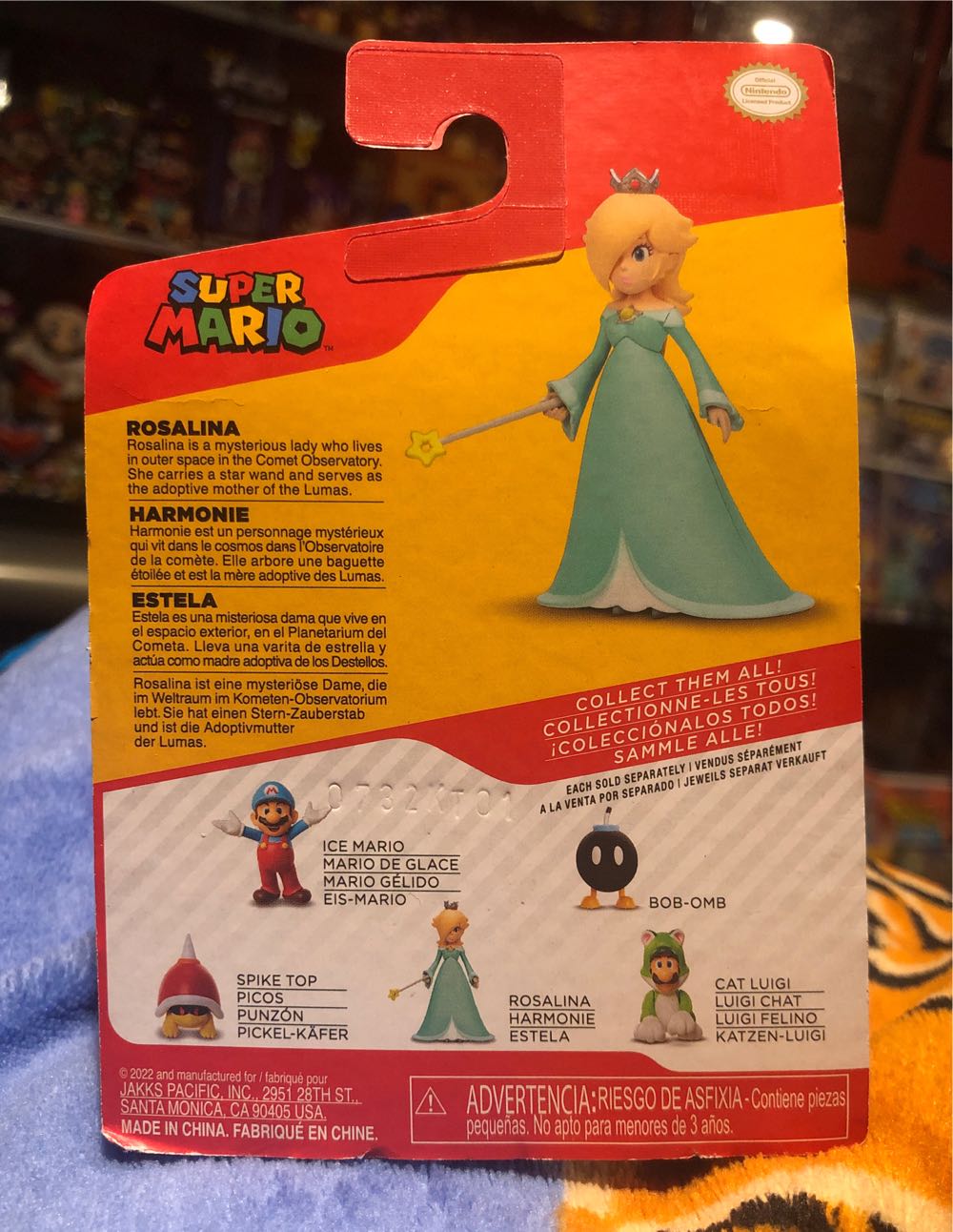 Rosalina - Jakks Pacific, Inc (Super Mario 2.5) action figure collectible [Barcode 192995411425] - Main Image 2