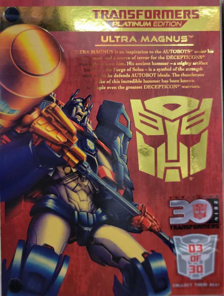 Ultra Magnus Platinum  - Hasbro (Prime) action figure collectible - Main Image 3