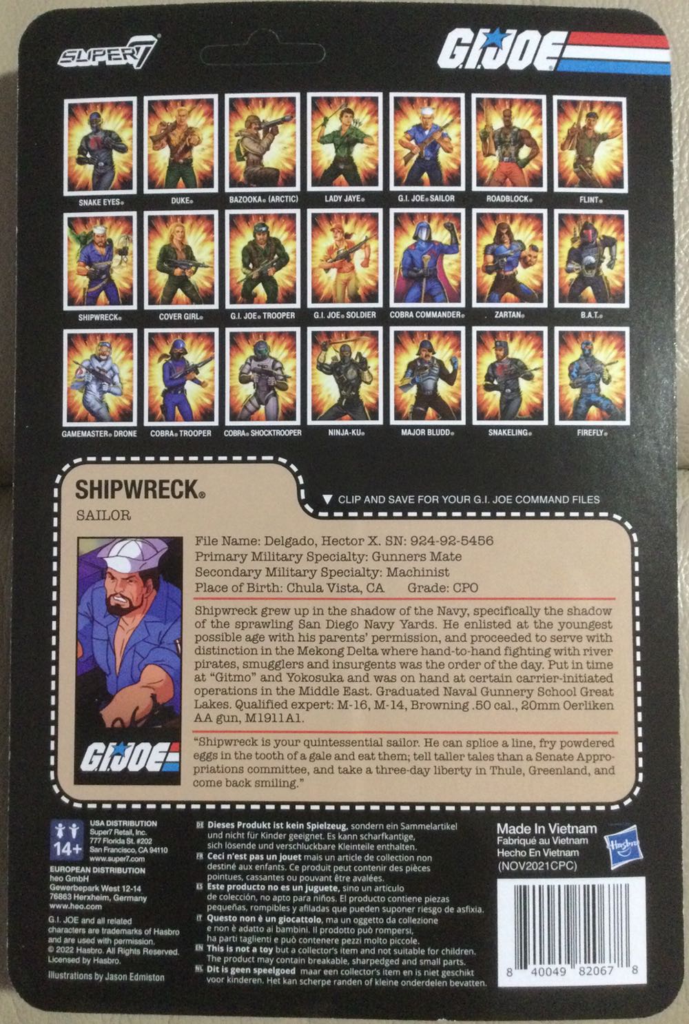 G.I. Joe (Super7) - Shipwreck - Hasbro (G.I. Joe (Super7)) action figure collectible - Main Image 2