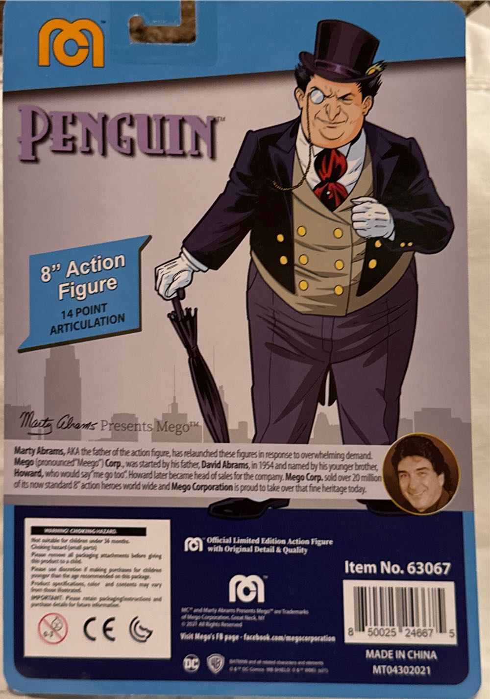 Penguin - MEGO Corp. (World’s Greatest Mego Heroes) action figure collectible [Barcode 850025246675] - Main Image 2