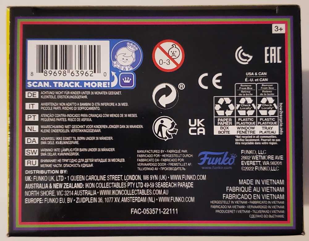 Oogie Boogie (Black Light) #39 - Funko ( Nightmare Before Christmas) (Funko Pop) action figure collectible [Barcode 889698639620] - Main Image 3