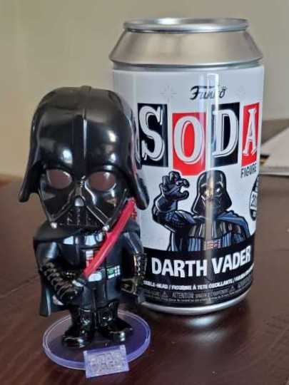 *Funko Soda Darth Vadar Star Wars Darth Vader 4.25” Figure In A Can - Funko (Funko Soda) action figure collectible [Barcode 889698617246] - Main Image 2