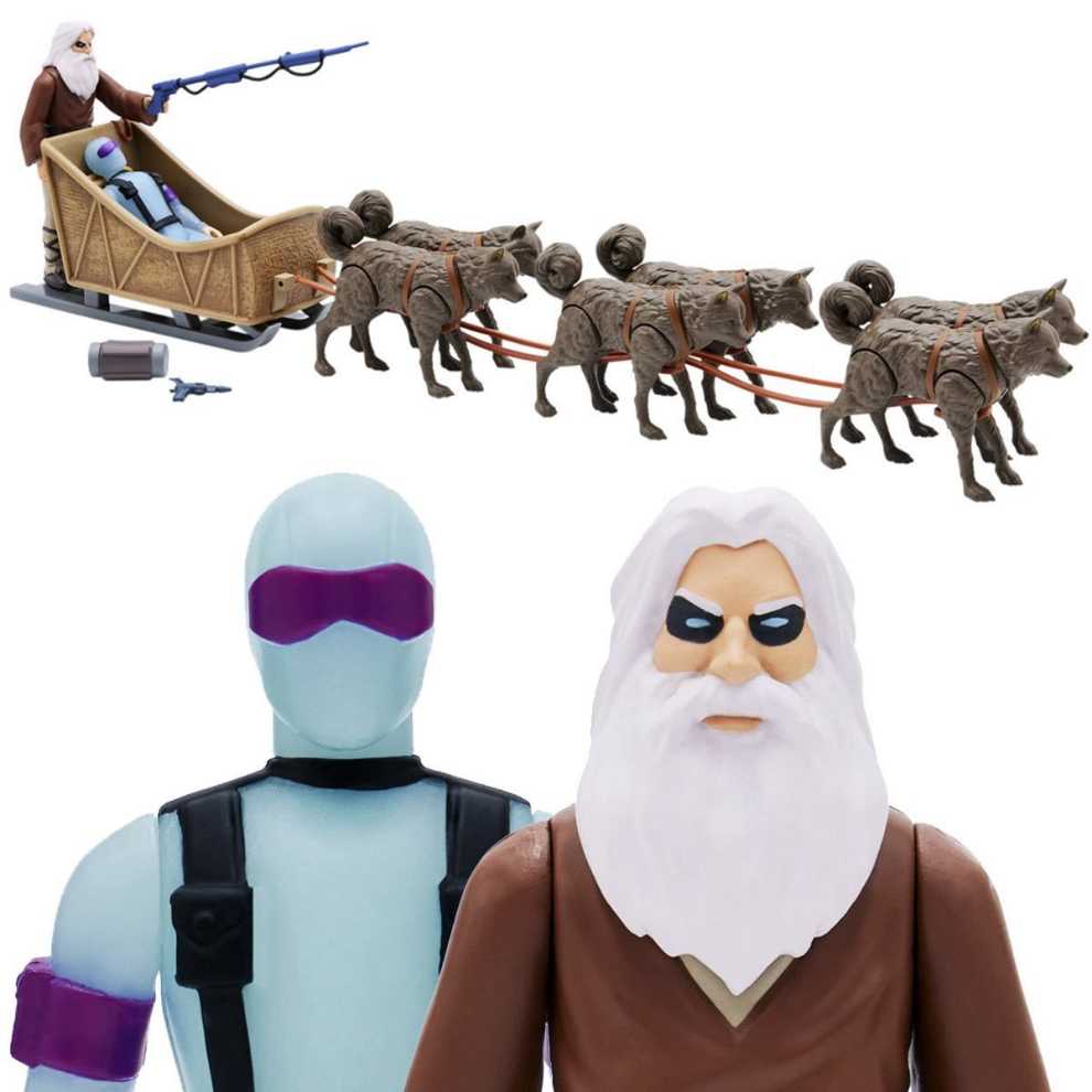 Super7 ReAction G.I. Joe: Arctic Rescue Snake Eyes And Blind Woodsman - Super 7 (G I Joe) action figure collectible [Barcode 840049813960] - Main Image 4