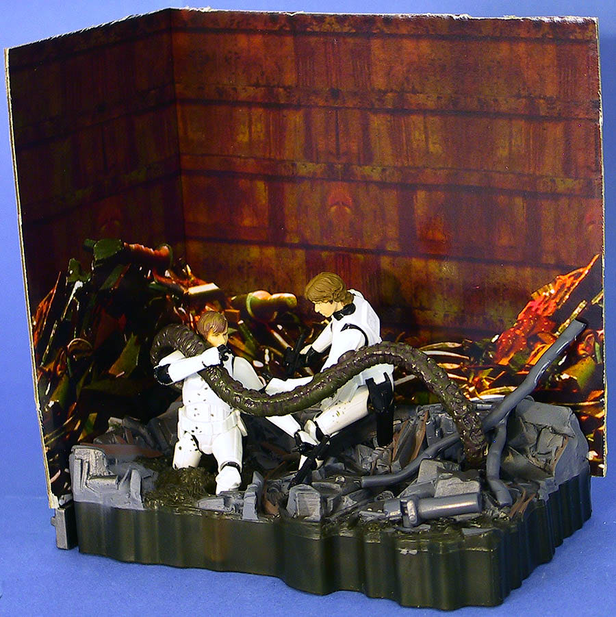 Death Star Trash Compactor W/Luke Skywalker And Han Solo - Star Wars (A New Hope) - Hasbro (Star Wars) action figure collectible [Barcode 076930849316] - Main Image 4