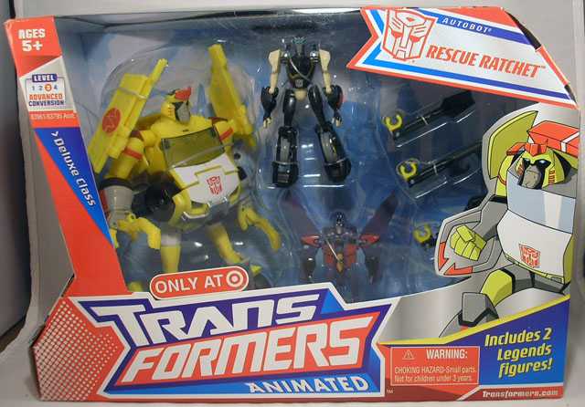 Prowl Legends With Rescue Ratchet And Starscream Target - Hasbro (Animated) action figure collectible - Main Image 2
