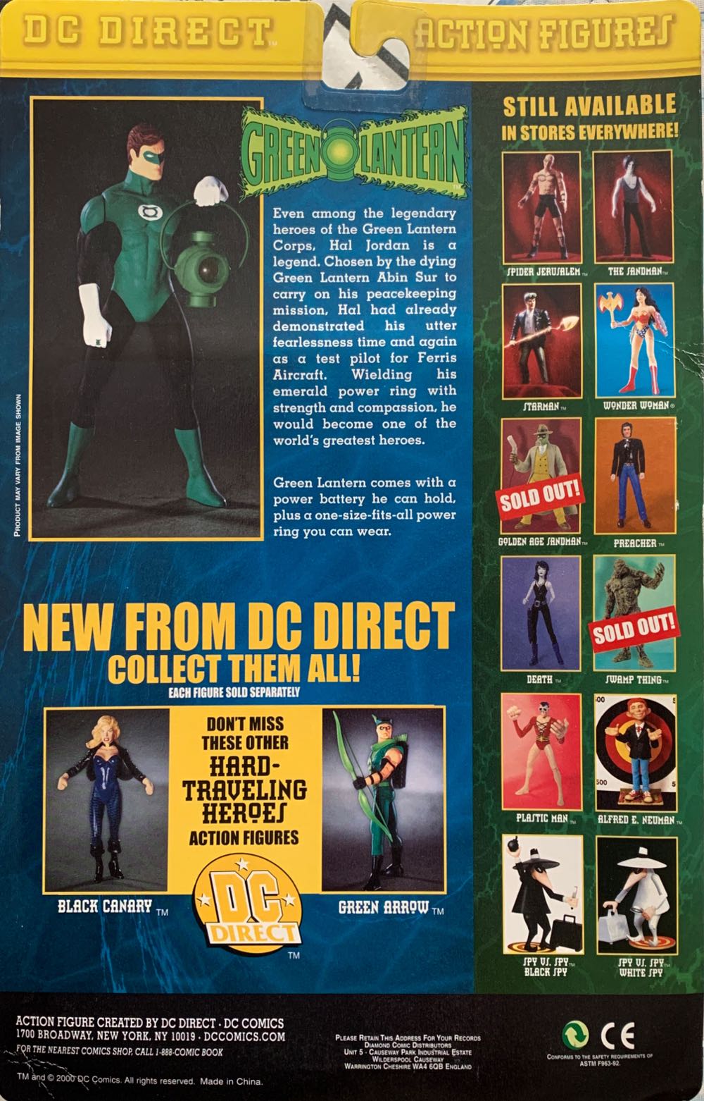 Green Lantern - DC Direct (DC Direct Hard-Traveling Heroes) action figure collectible - Main Image 2