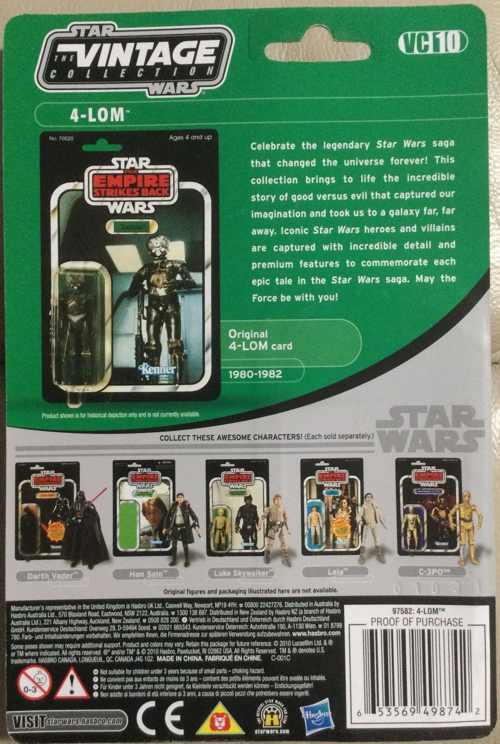 4-LOM - Hasbro (Empire Strikes Back) action figure collectible - Main Image 2