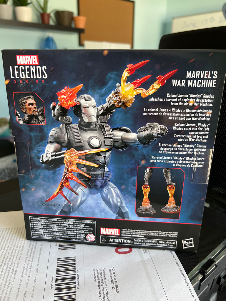 Marvel’s War Machine - Hasbro action figure collectible [Barcode 8809699511888] - Main Image 2