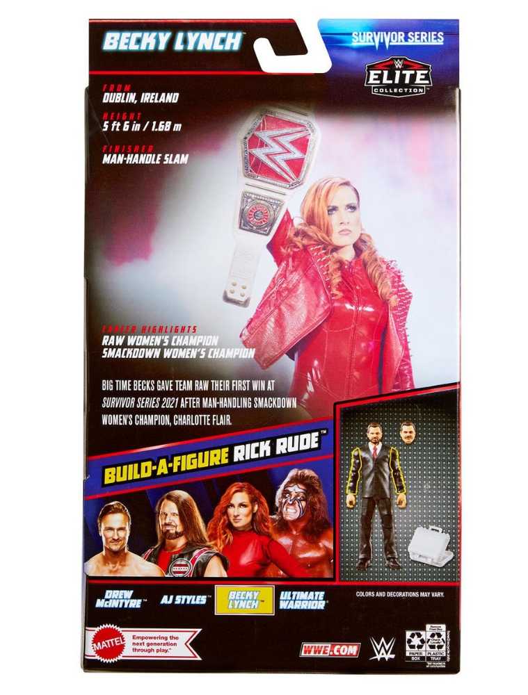 Becky Lynch - Mattel (WWE Elite Survivor Series) action figure collectible [Barcode 194735075225] - Main Image 2