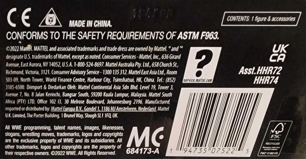 Becky Lynch - Mattel (WWE Elite Survivor Series) action figure collectible [Barcode 194735075225] - Main Image 4