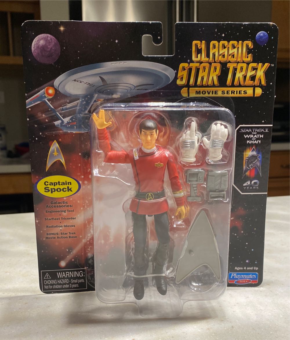 Spock #Star Trek- - Playmates Toys (Classic Star Trek Movie Series) action figure collectible [Barcode 043377631491] - Main Image 2