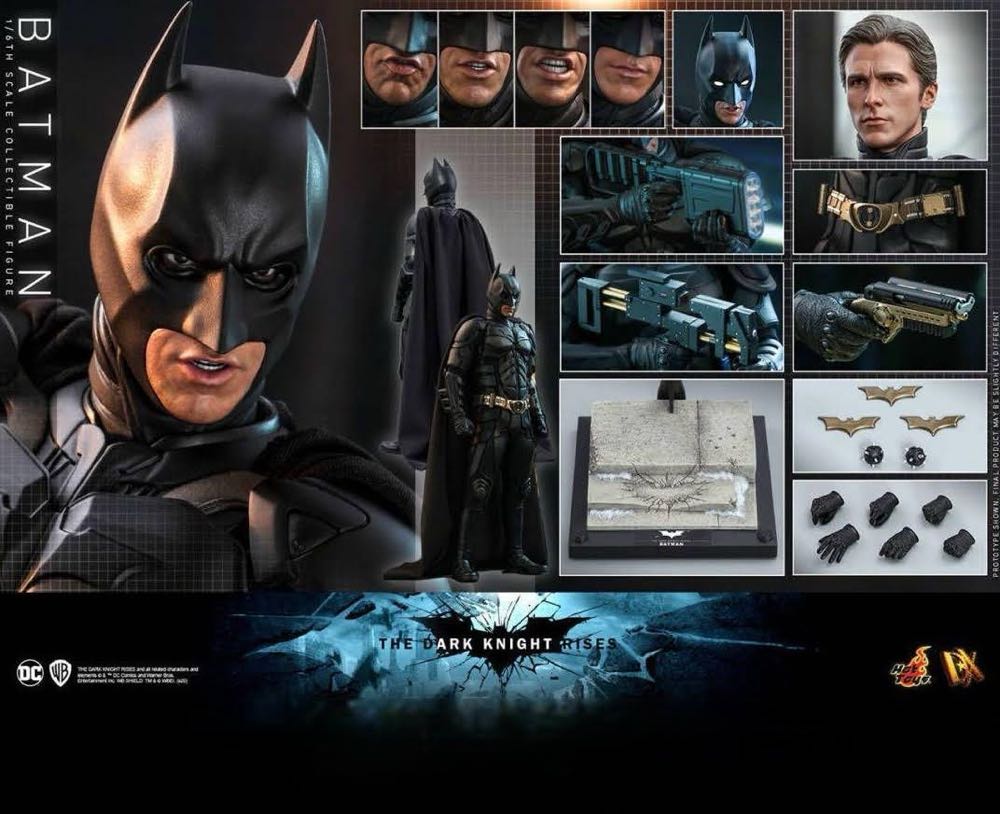 Batman : Christian Bale - Hot Toys (DC Movies) action figure collectible - Main Image 2
