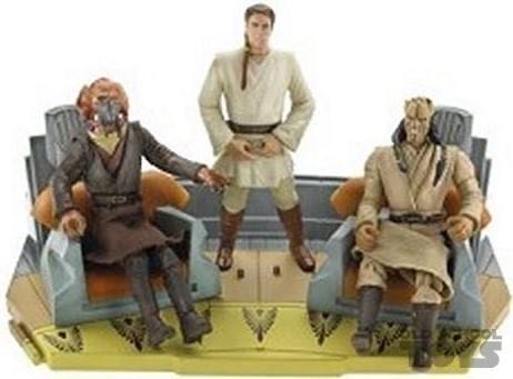Jedi Council Set 2 - Plo Koon, Obi-Wan and Eeth Koth - Hasbro (Episode I The Phantom Menace) action figure collectible - Main Image 2