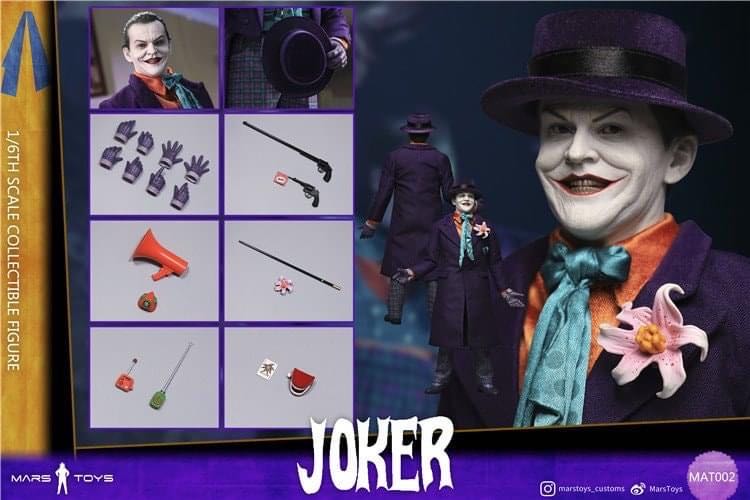 Joker : Jack Nicholson - Mars Toys (DC Movies) action figure collectible - Main Image 2