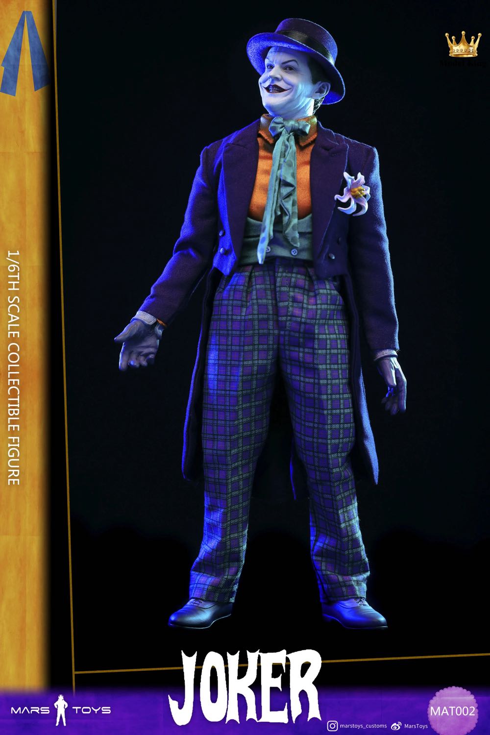 Joker : Jack Nicholson - Mars Toys (DC Movies) action figure collectible - Main Image 3