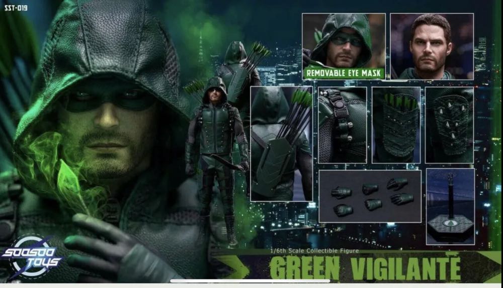 Green Arrow : Stephen Amell - Soosoo Toys (DC TV shows) action figure collectible - Main Image 3
