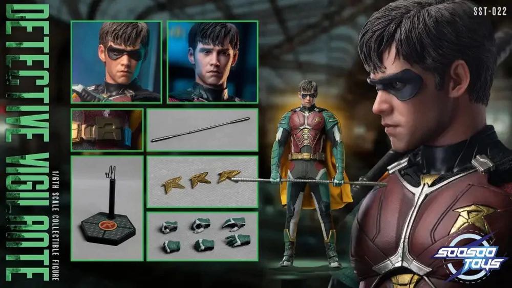 Robin : Brenton Thwaites - Soosoo Toys (DC TV shows) action figure collectible - Main Image 3
