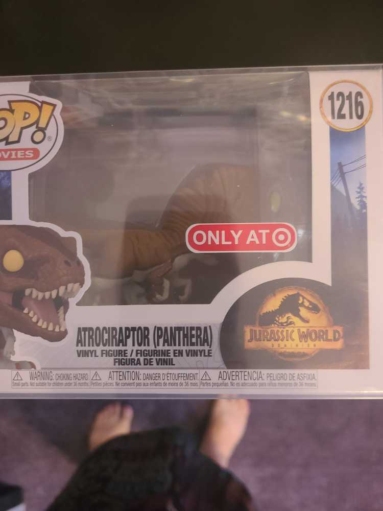 Jurassic World 1216: Atrociraptor Panthera  (Funko Pop!) action figure collectible [Barcode 889698552905] - Main Image 2