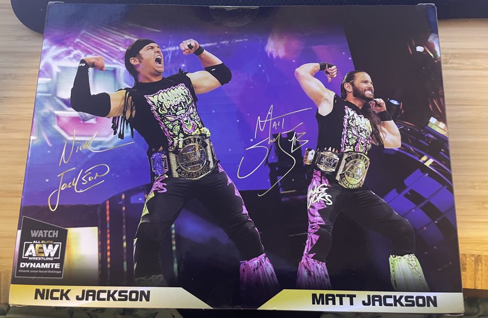 Young Bucks Nick Jackson & Matt Jackson Aew Tag Team - Jazwares (AEW Unrivaled Tag Team Pack) action figure collectible [Barcode 191726423782] - Main Image 2